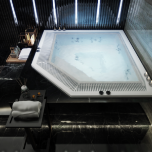 jacuzzi z rynną przelewową JANETTE