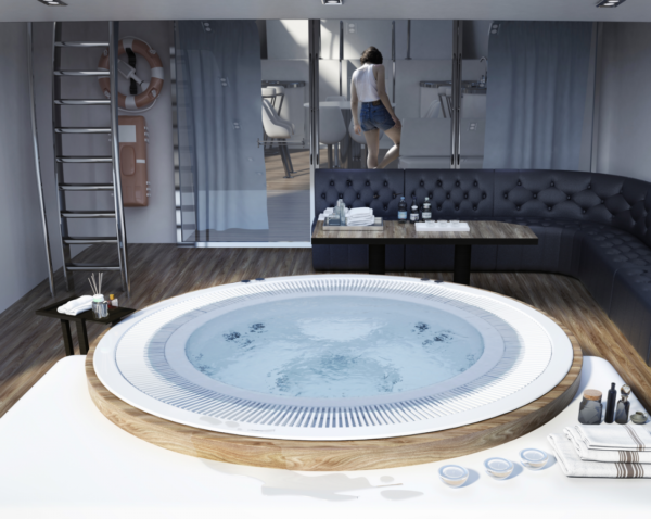 jacuzzi z rynną przelewową VICTORIA